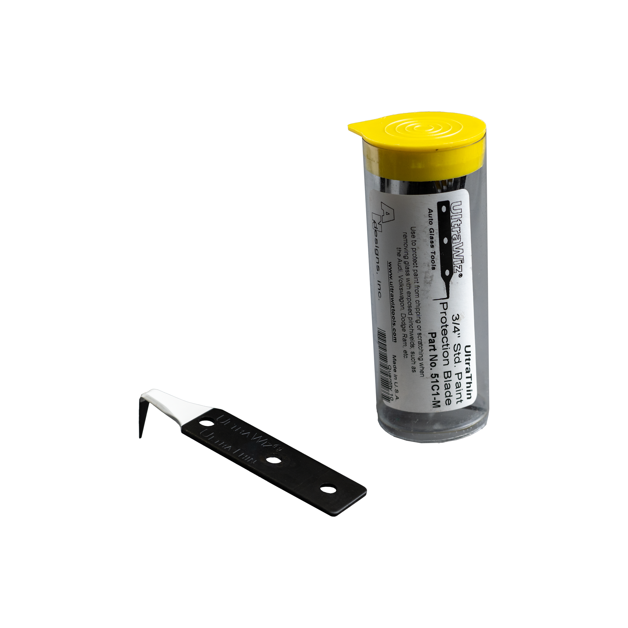 51C1-M UltraWiz® Coated UltraThin Standard Paint Protection Blade, 3/4