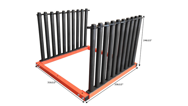 Windshield Rack 9-slot Heavy Duty WR-9