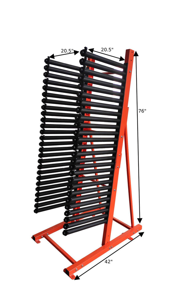 Windshield Metal Rack Stand-Alone, 25-Slot